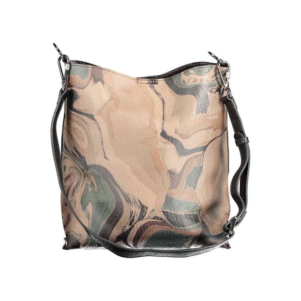 Brown Polyethylene Handbag