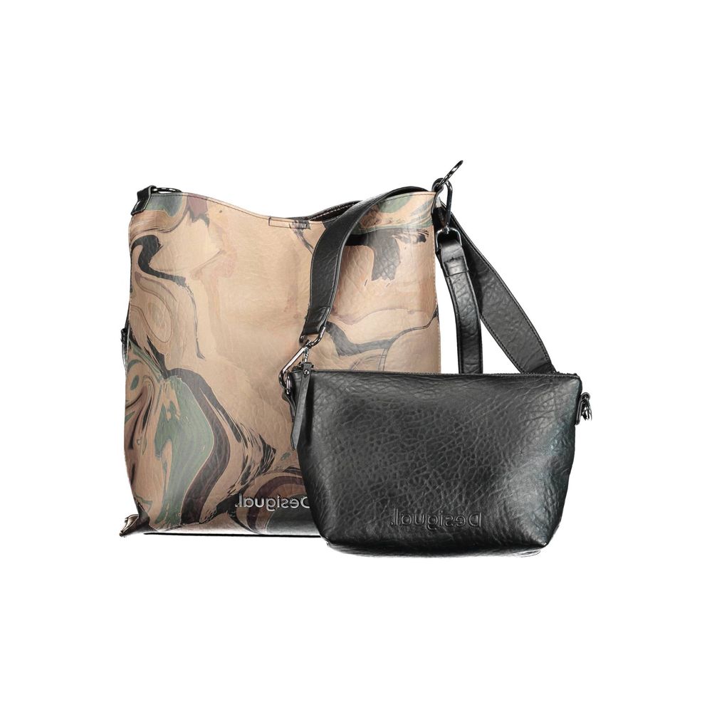 Brown Polyethylene Handbag