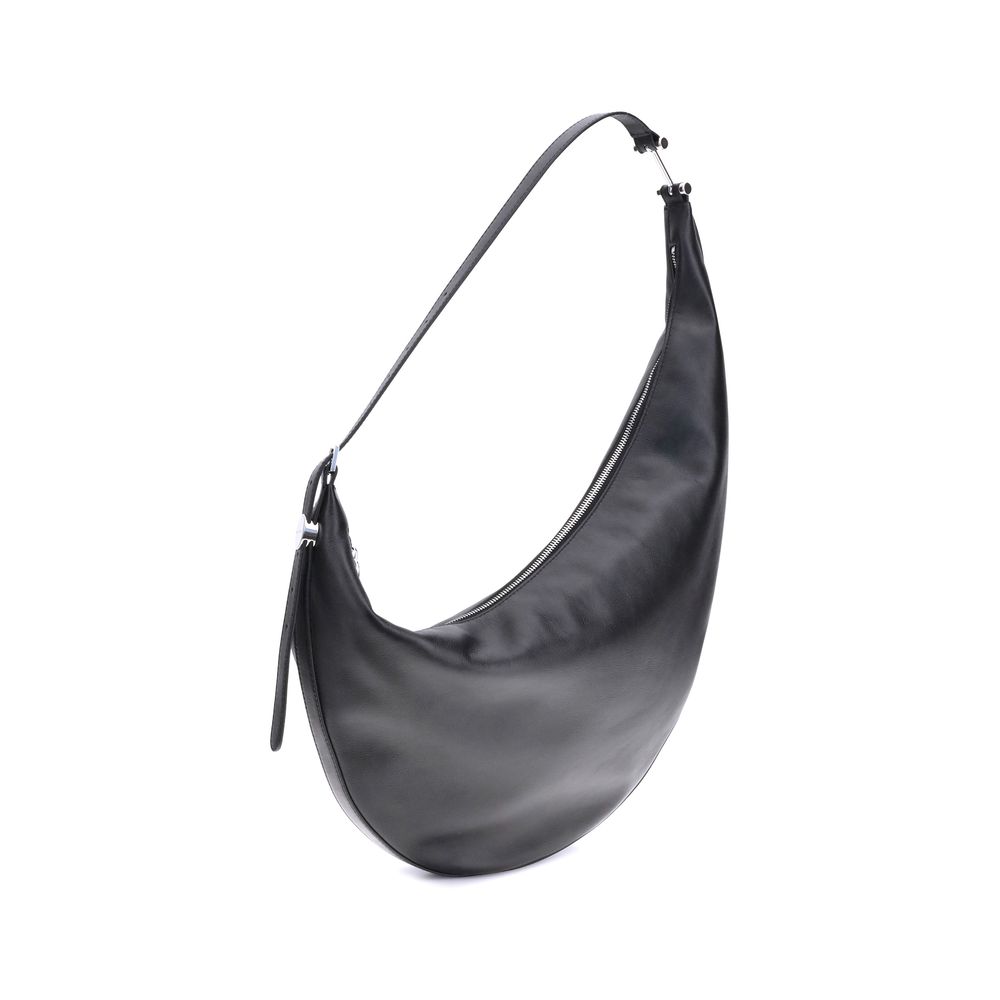 Black Calf Leather Bos Taurus Shoulder Bag