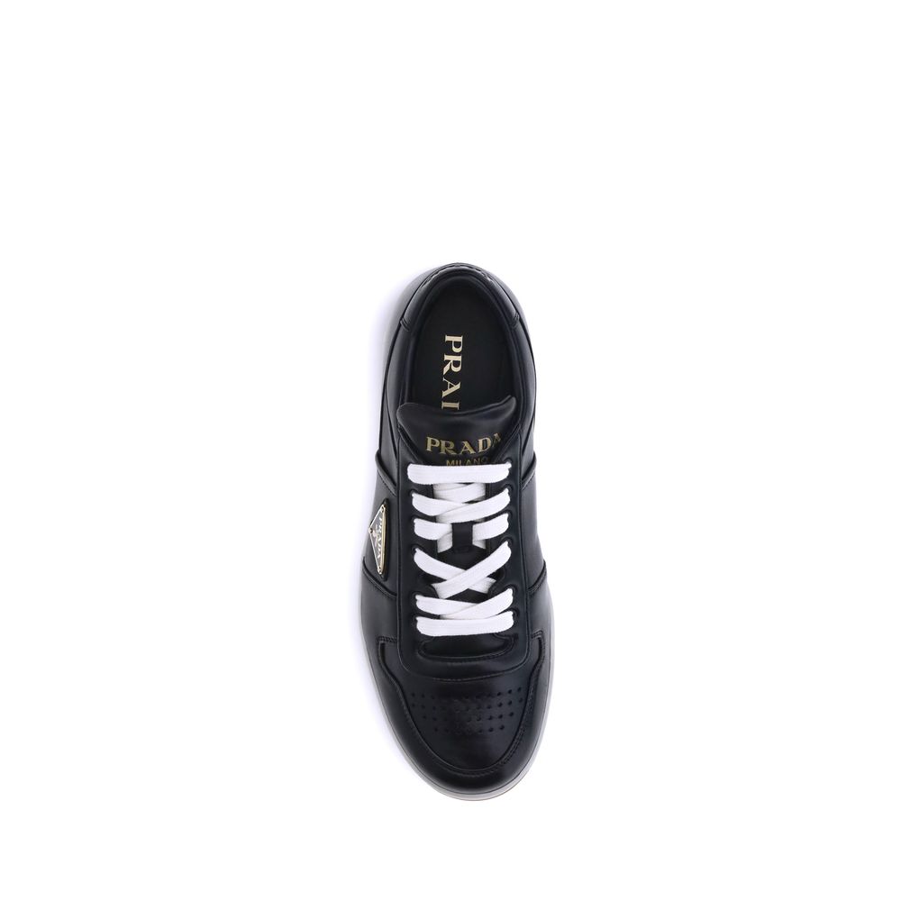 Black Calf Leather Bos Taurus Low Top Sneakers