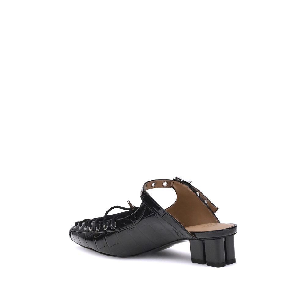 Black Polyethylene Mules