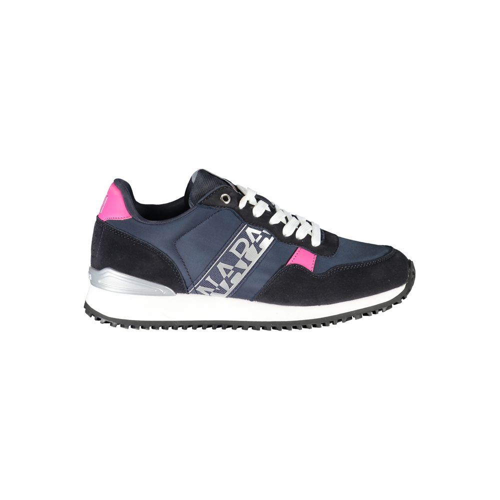Blue Polyester Women Sneaker