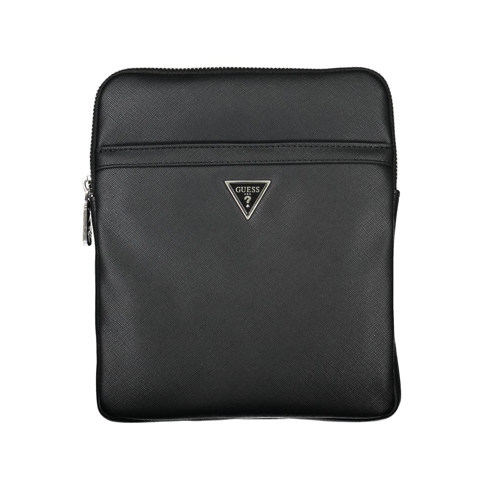 Black Polyethylene Shoulder Bag