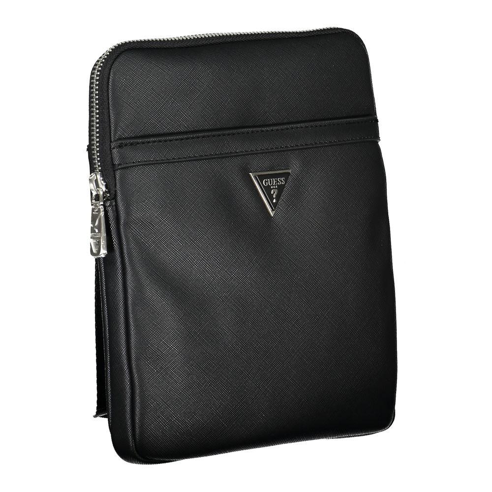Black Polyethylene Shoulder Bag