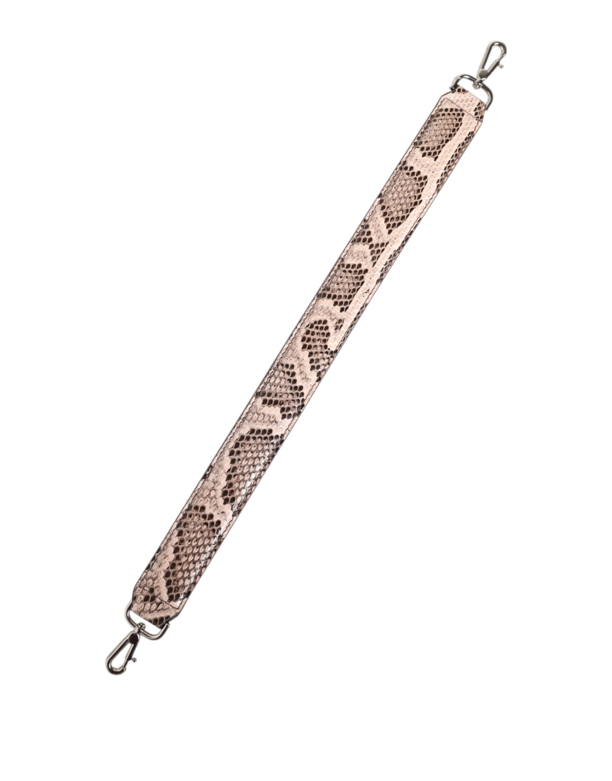 Béžová exotická kožená kabelka - doplněk přes rameno