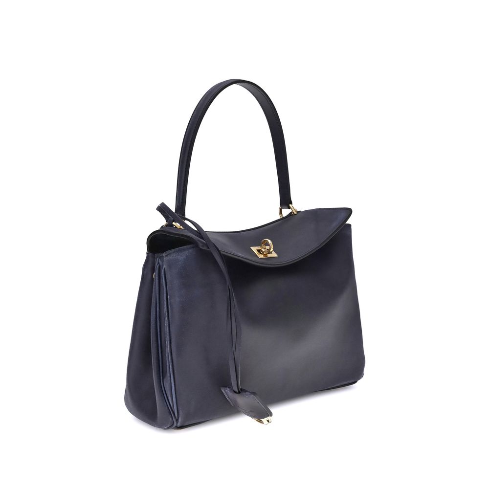 Blue Calf Leather Bos Taurus Shoulder Bag