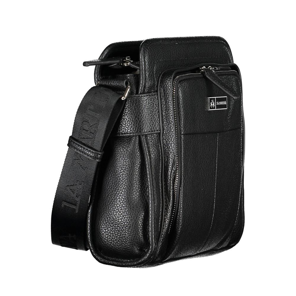 Black Polyethylene Shoulder Bag