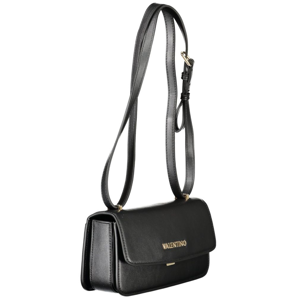 Black Polyethylene Women Handbag