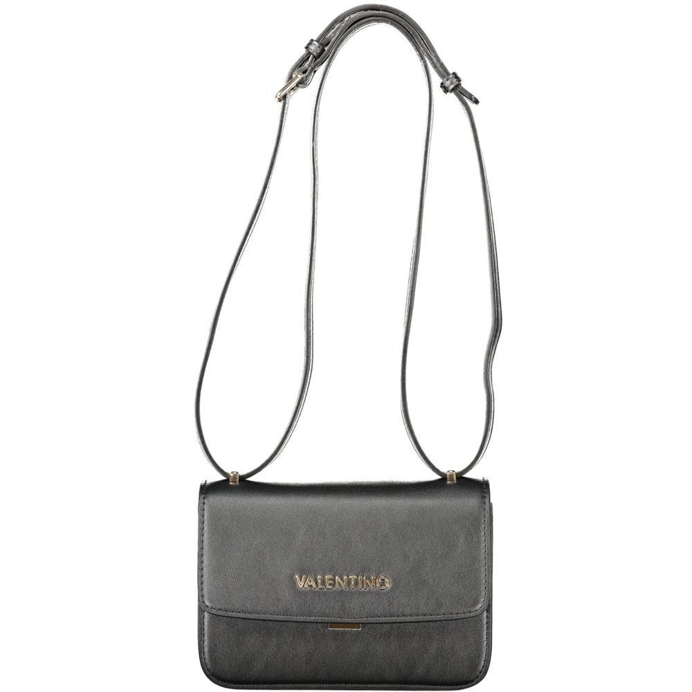 Black Polyethylene Women Handbag