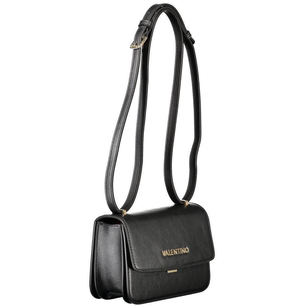 Black Polyethylene Women Handbag