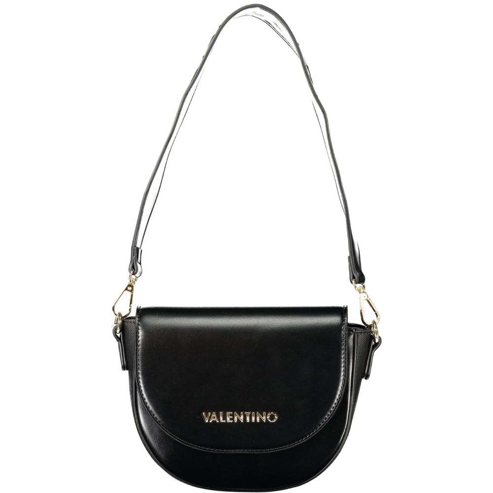 Black Polyethylene Women Handbag