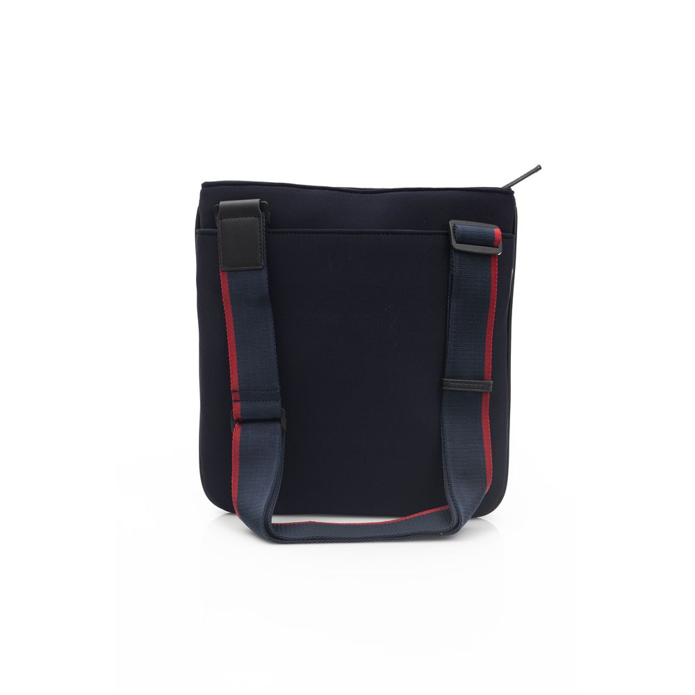 Dámská crossbody kabelka v modrém polyesteru