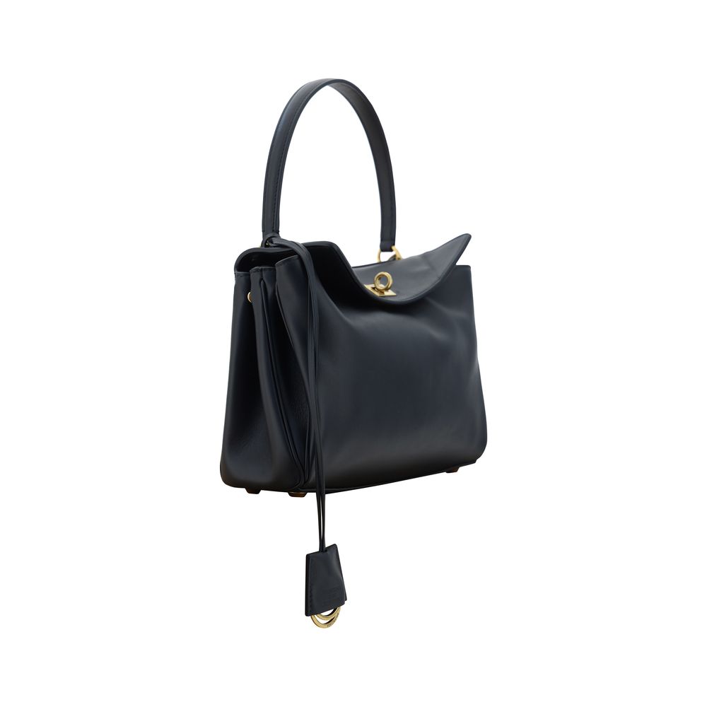 Black Calf Leather Bos Taurus Shoulder Bag