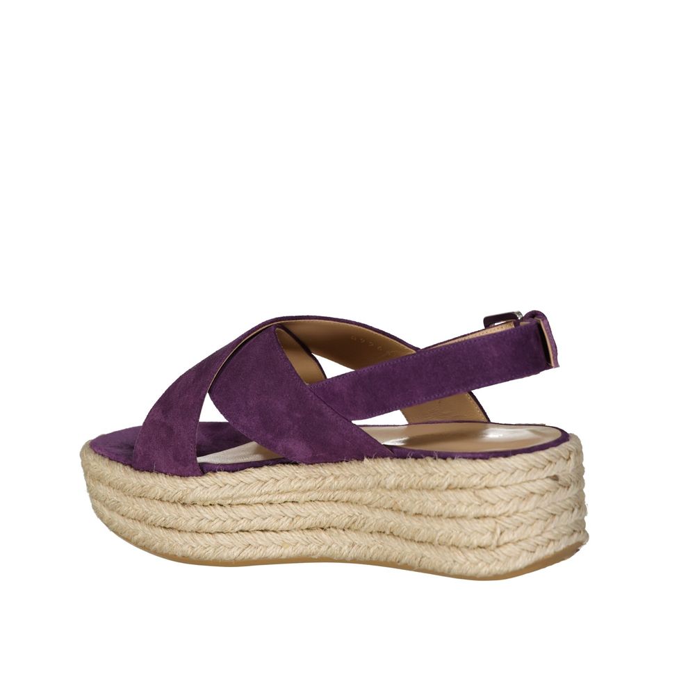 Purple Calfskin Espadrilles
