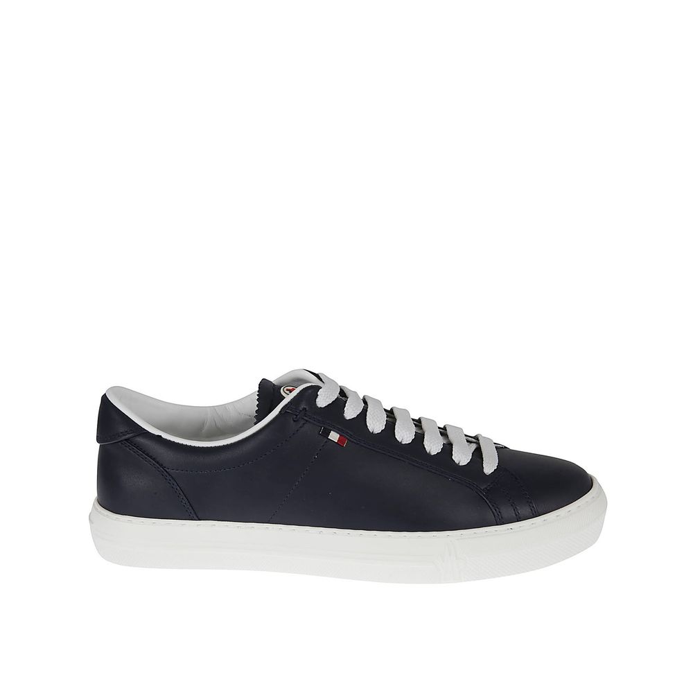 Blue Calfskin Low Top Sneakers