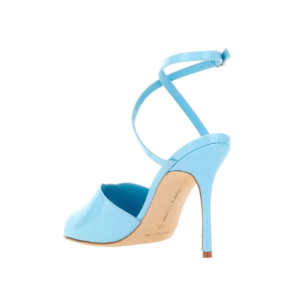 Blue Calfskin Sandals