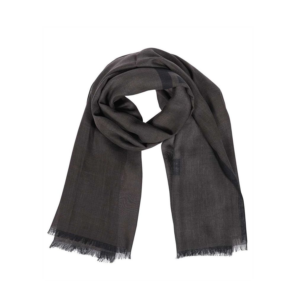 Gray Cashmere Scarf