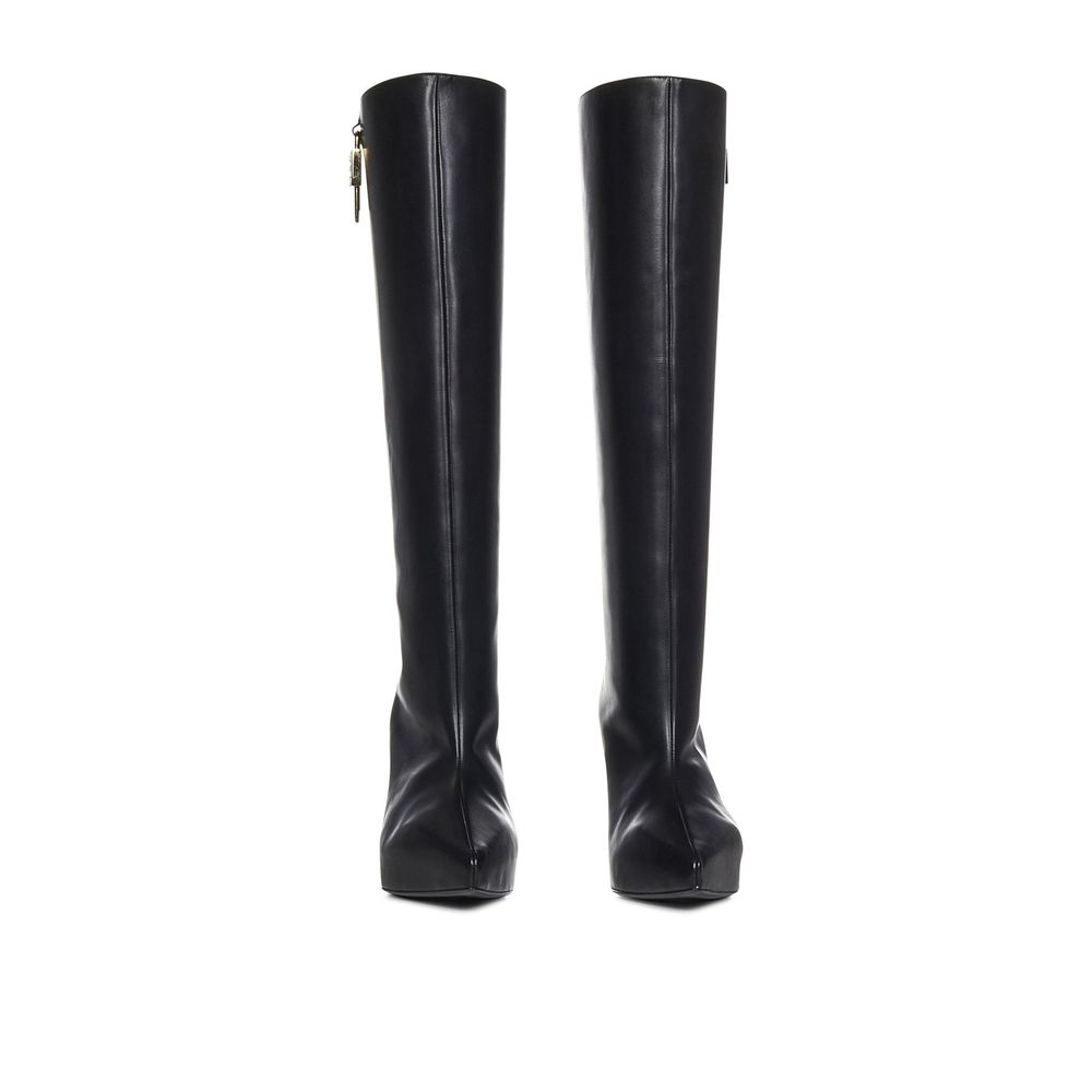 Black Calfskin Boots