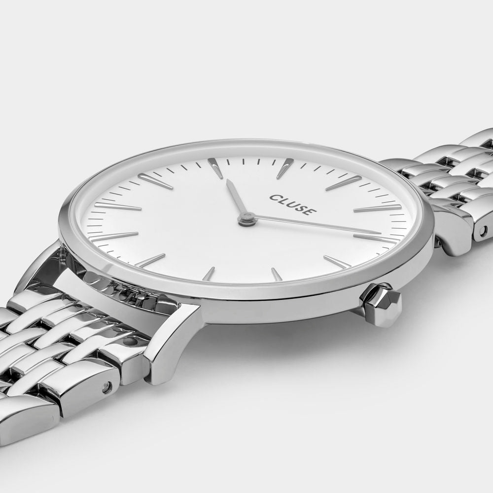 Silver Stainless Steel Dress Watch
