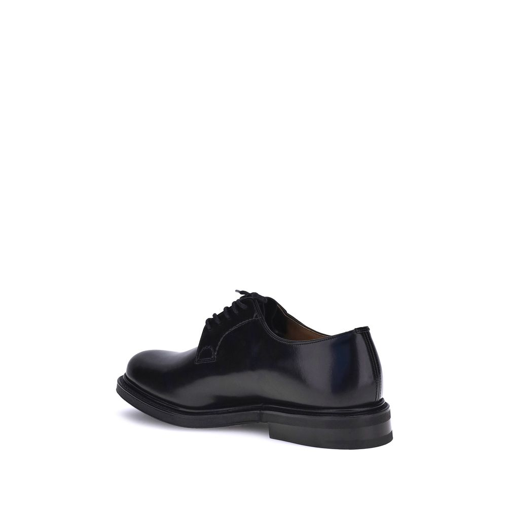 Black Calf Leather Bos Taurus Oxfords And Derbies