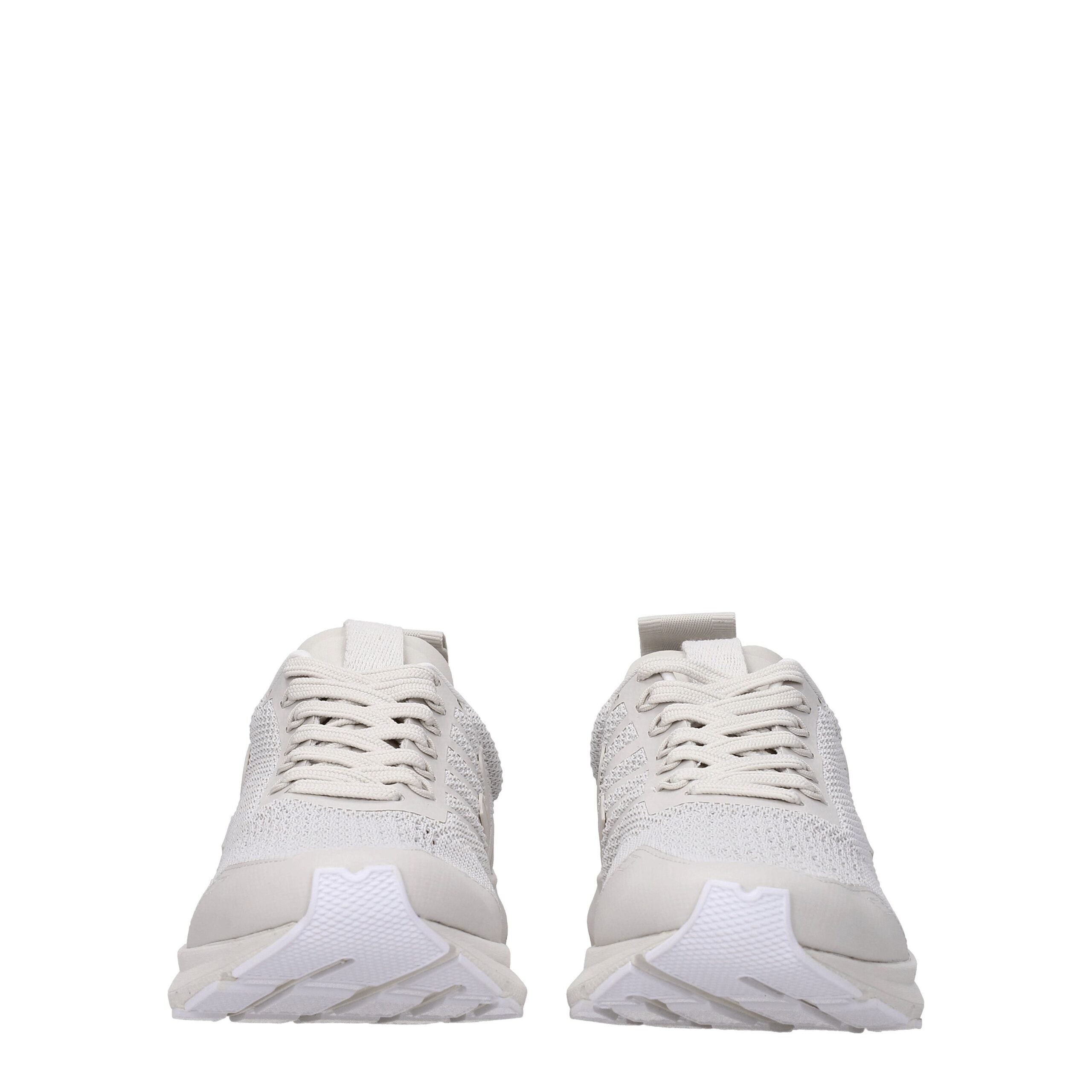 Gray Fabric Athletic Sneakers