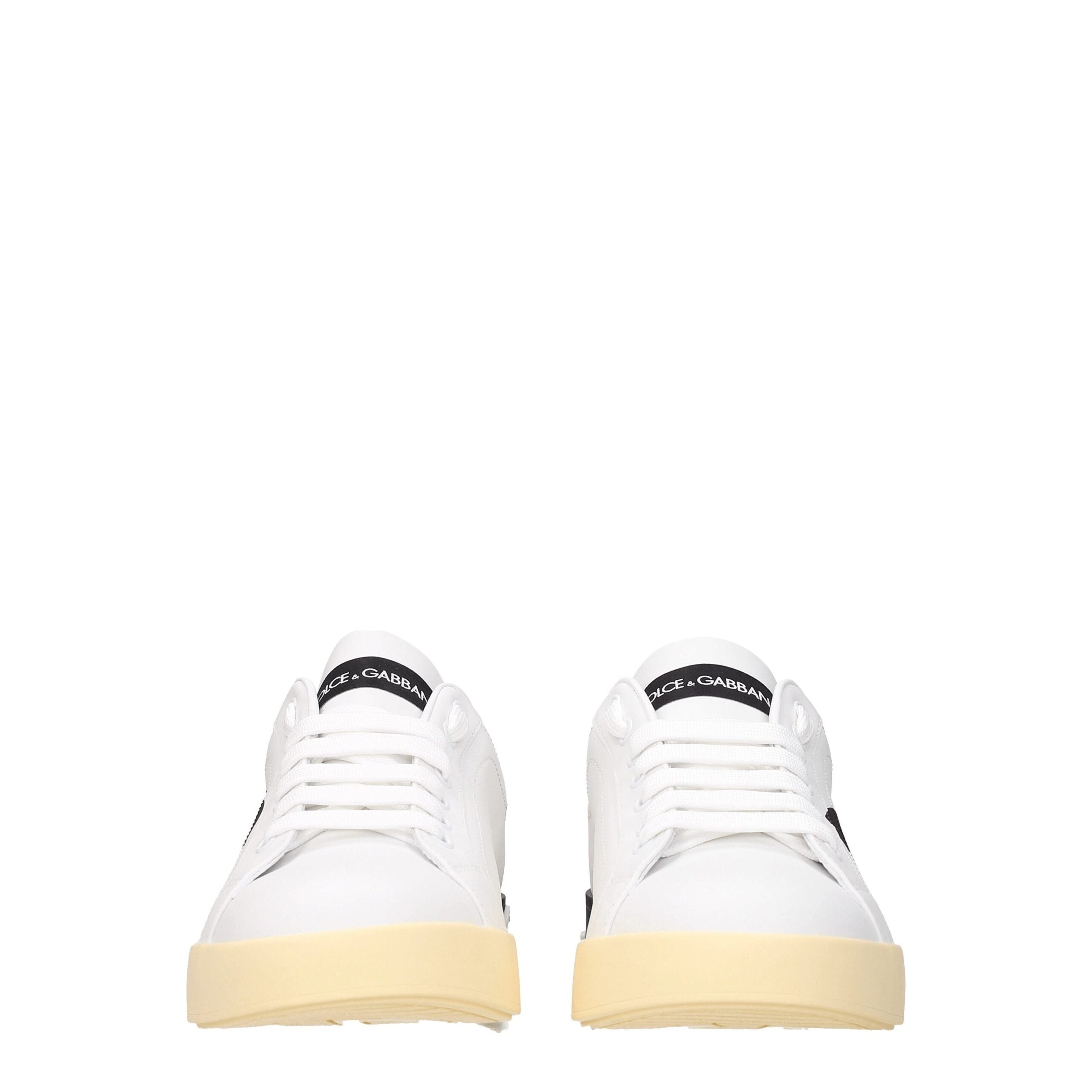 Blue Leather Low Top Sneakers