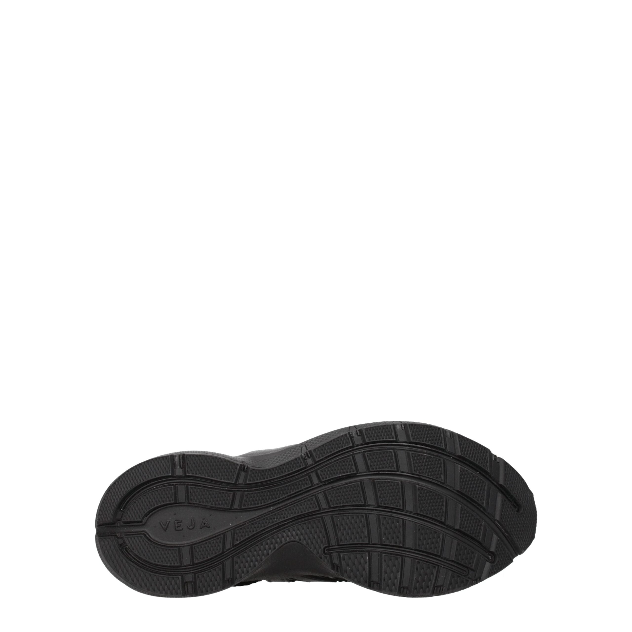 Black Fabric Athletic Sneakers