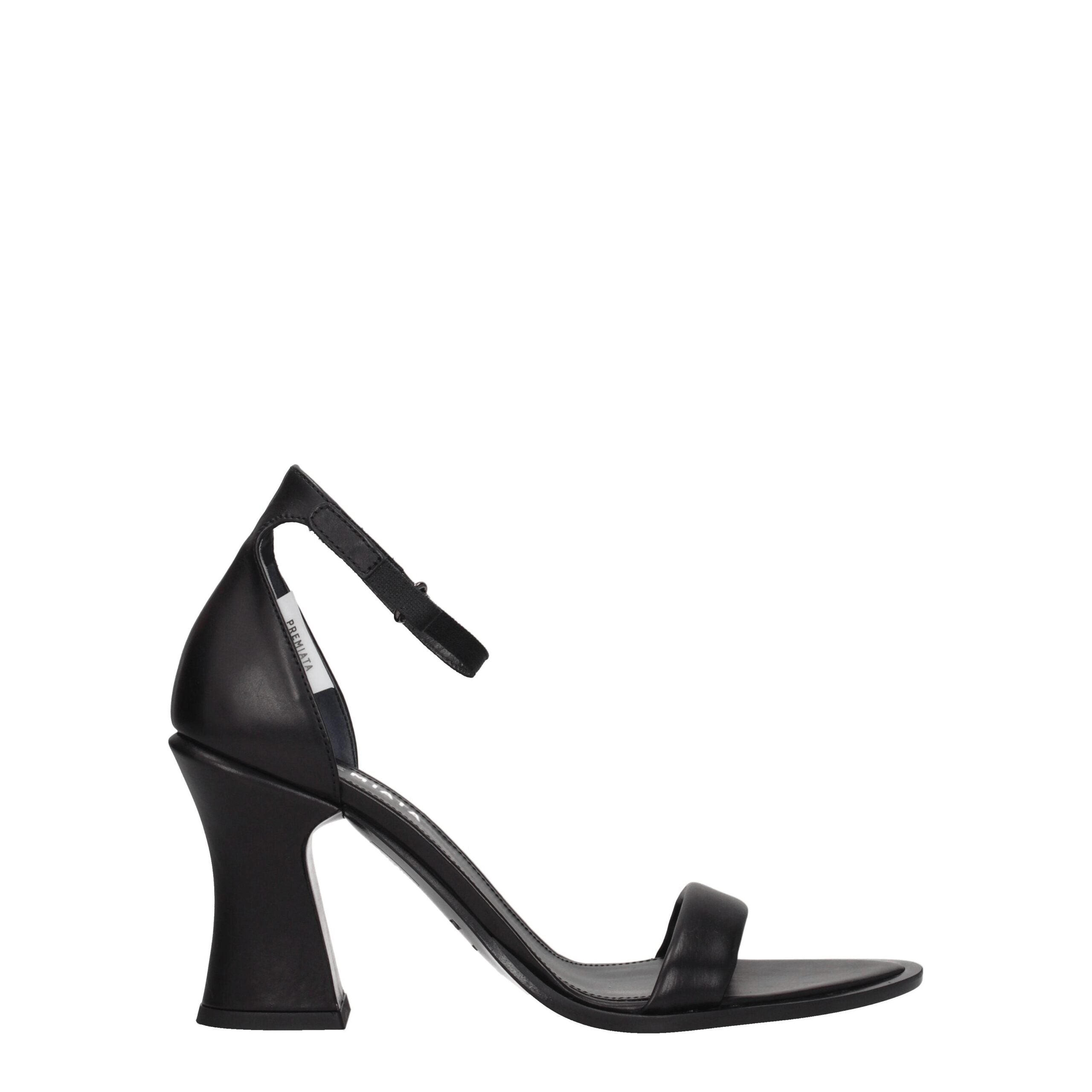 Black Leather Sandals
