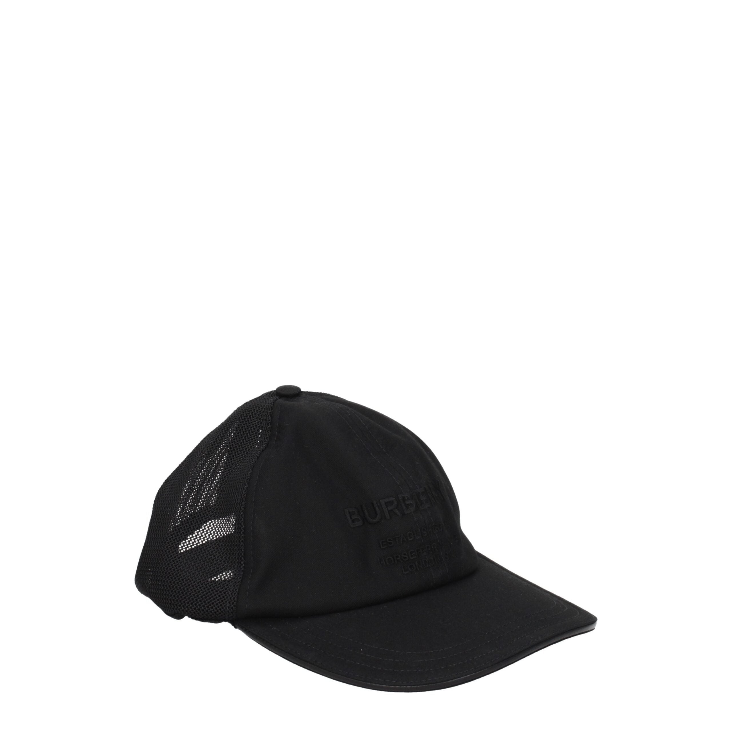 Black Cotton Cap (Baseball Hat)