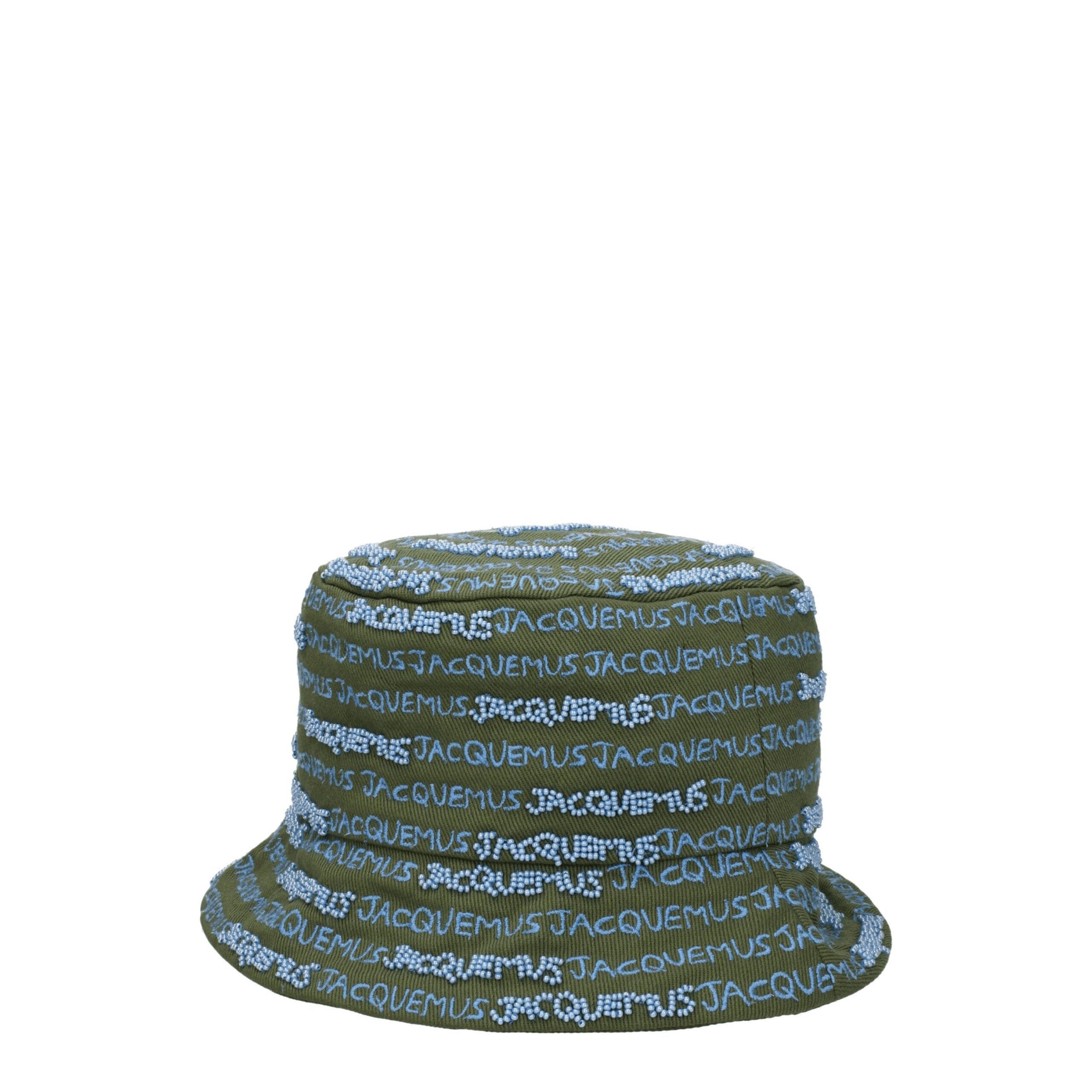 Green Cotton Bucket Hat