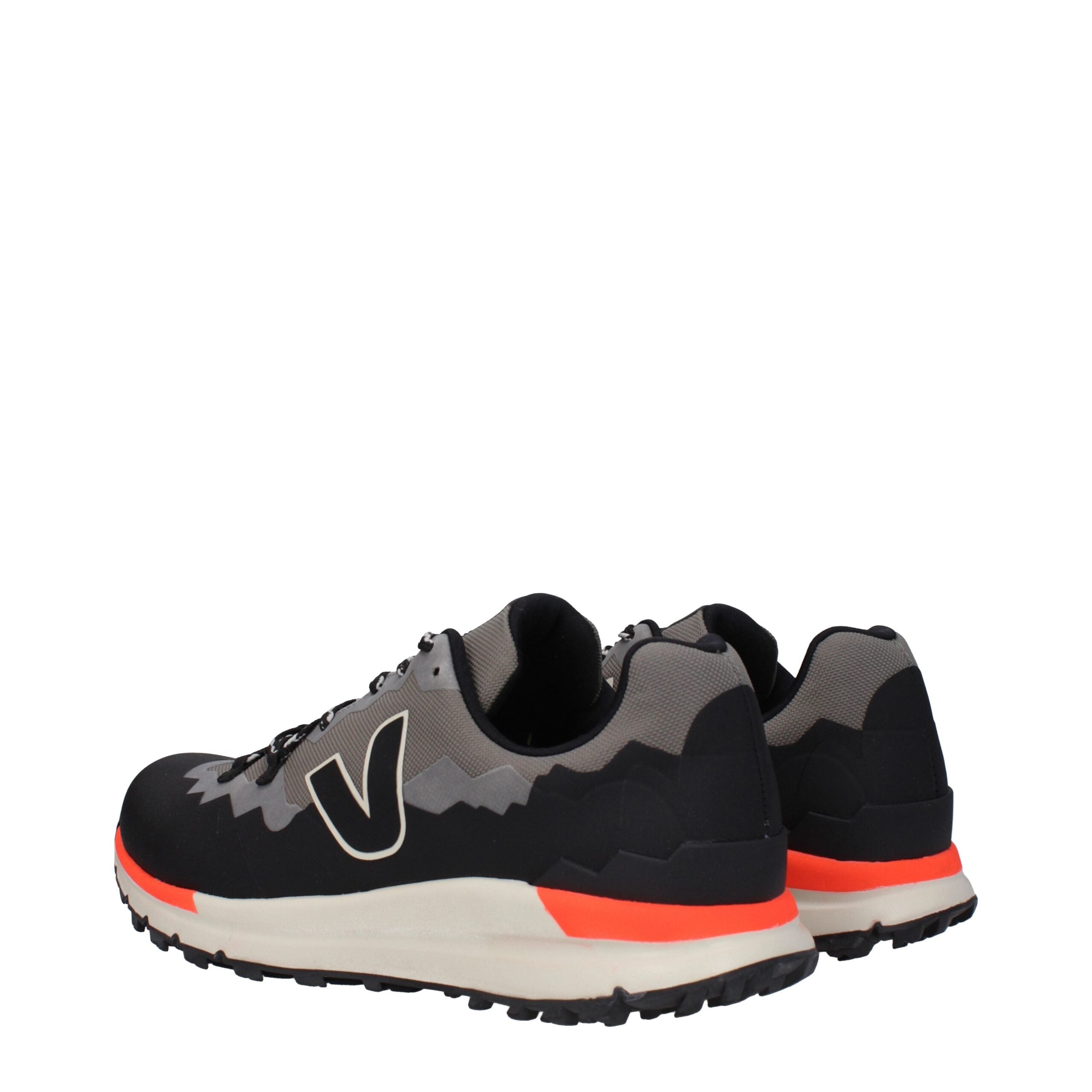 Gray Fabric Athletic Sneakers