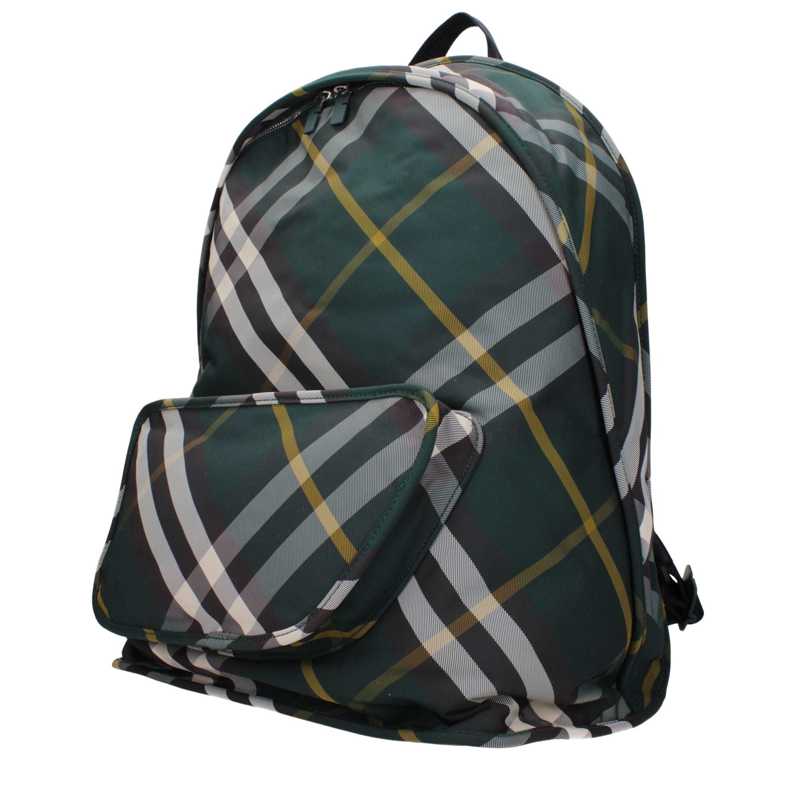 Green Fabric Backpack