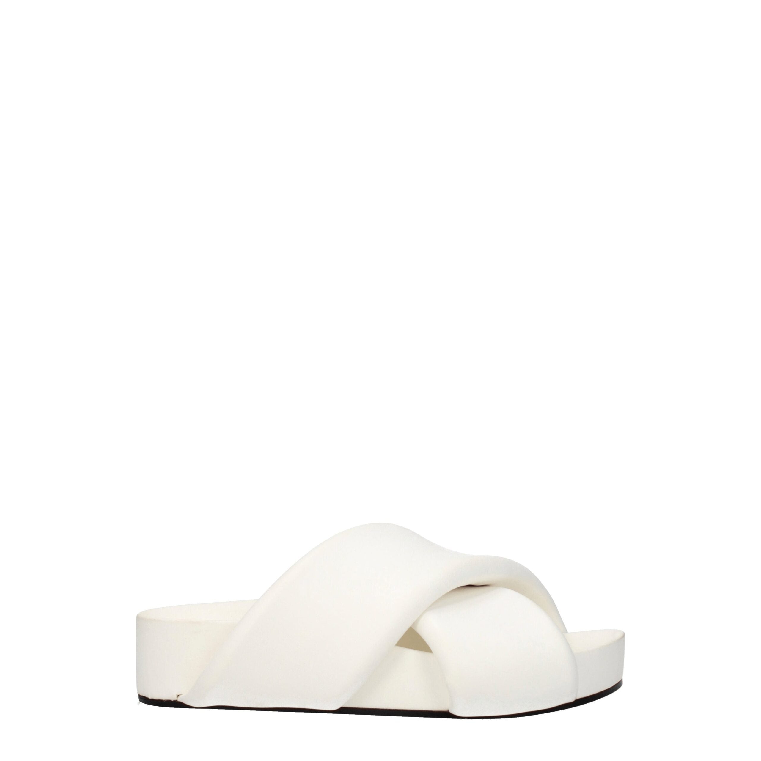 Blue Leather Slippers