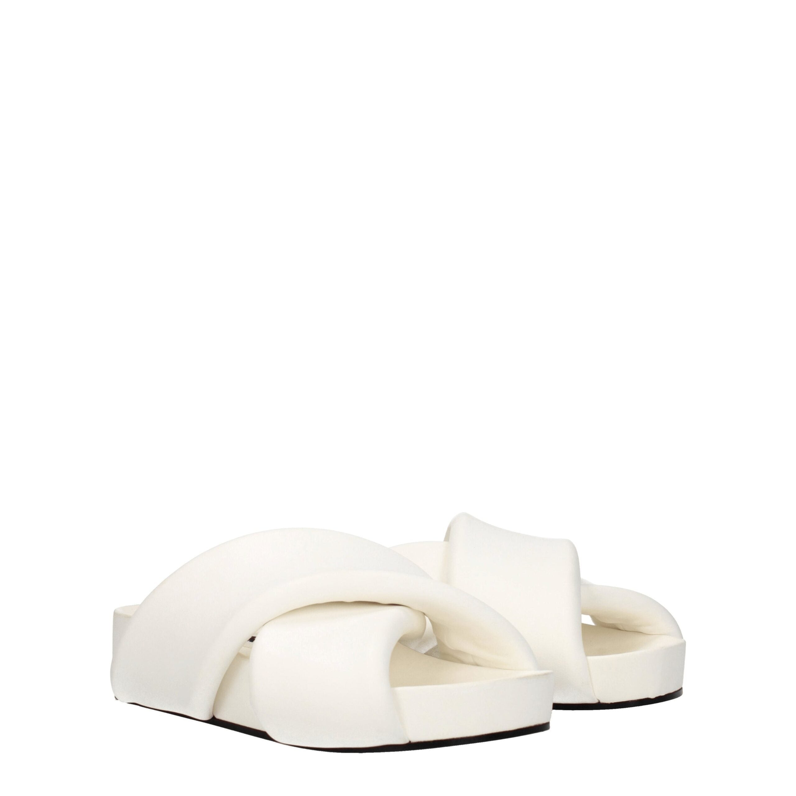 Blue Leather Slippers