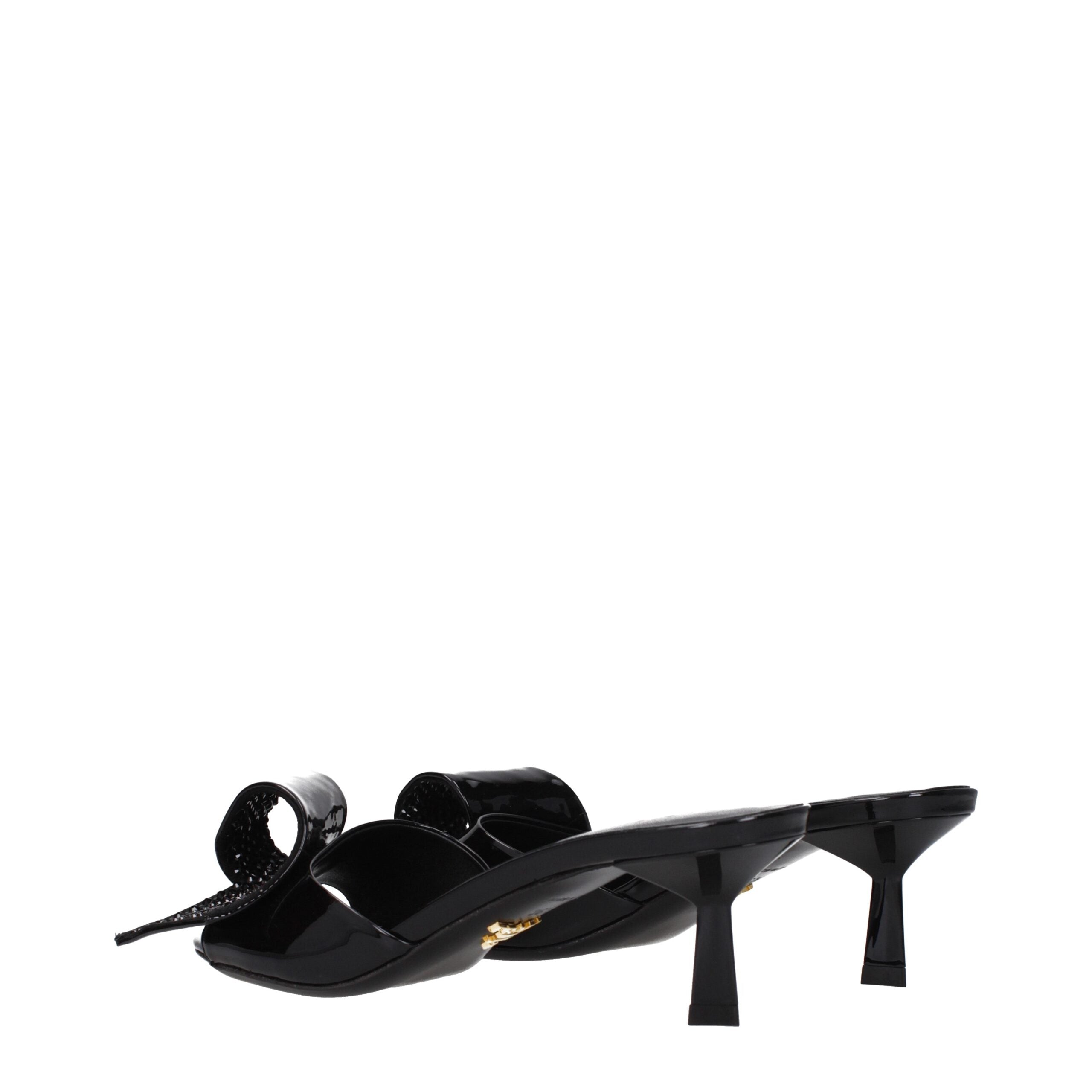 Black Leather Sandals