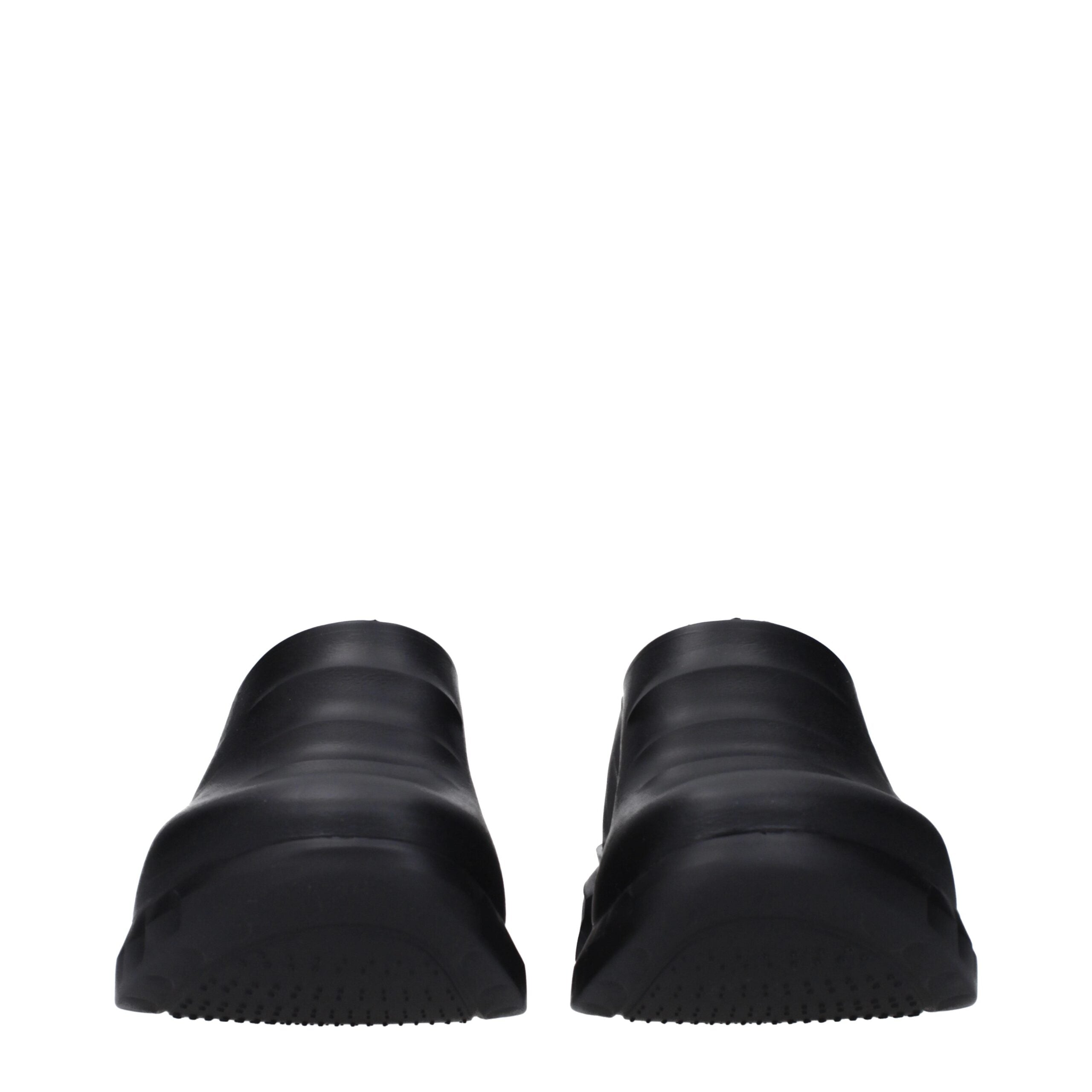 Black Cotton Slippers