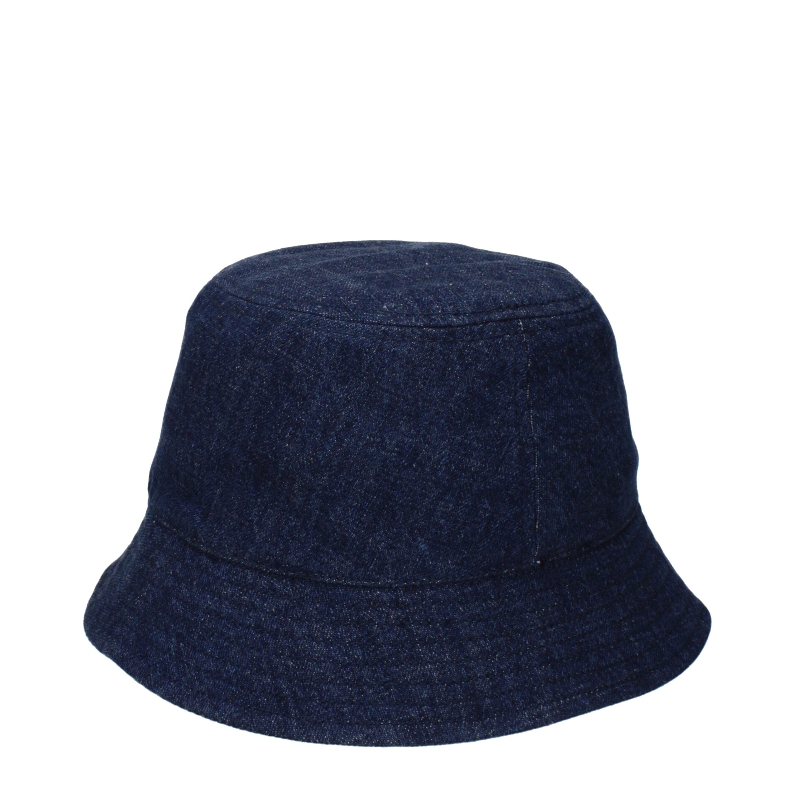 Blue Cotton Bucket Hat