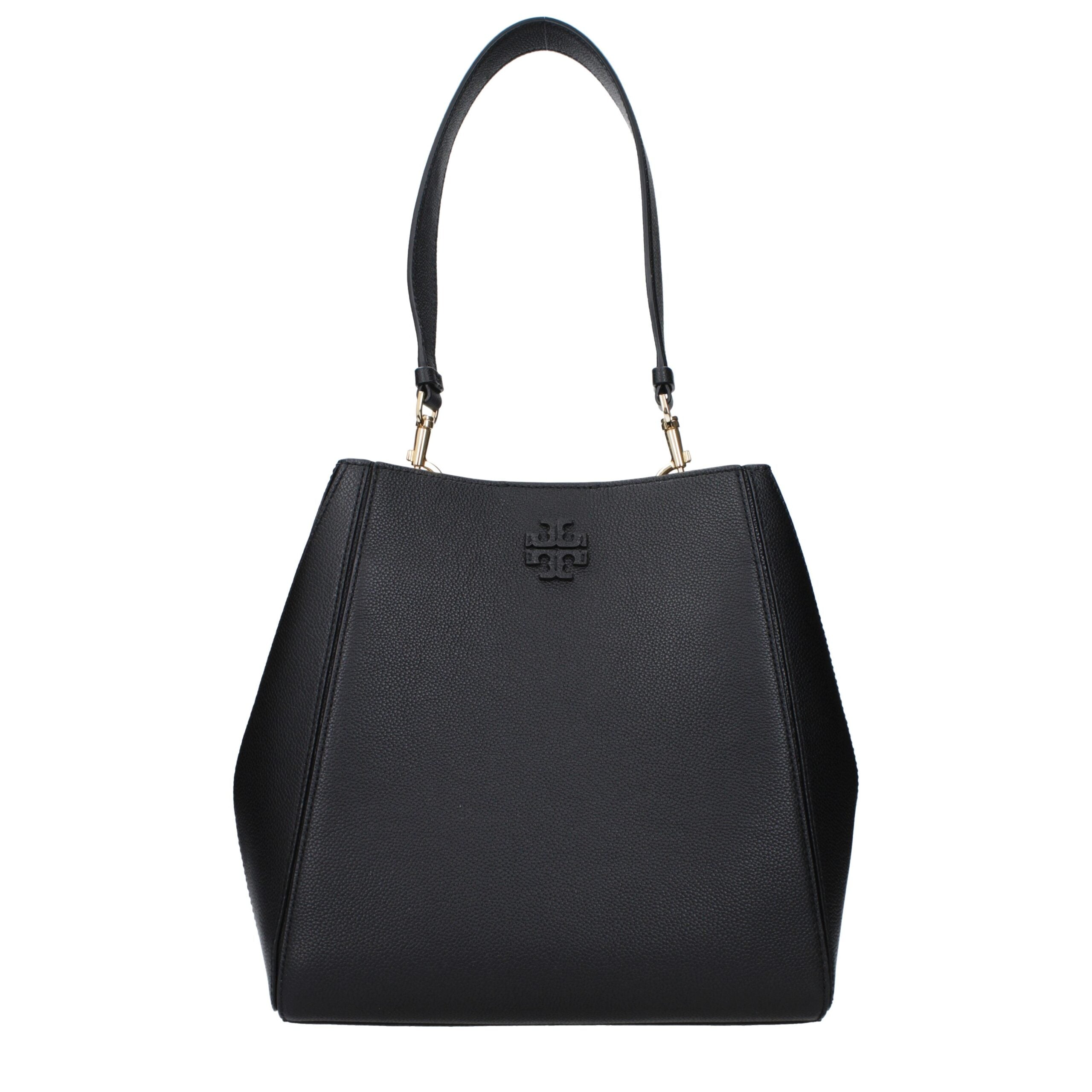 Black Leather Shoulder Bag