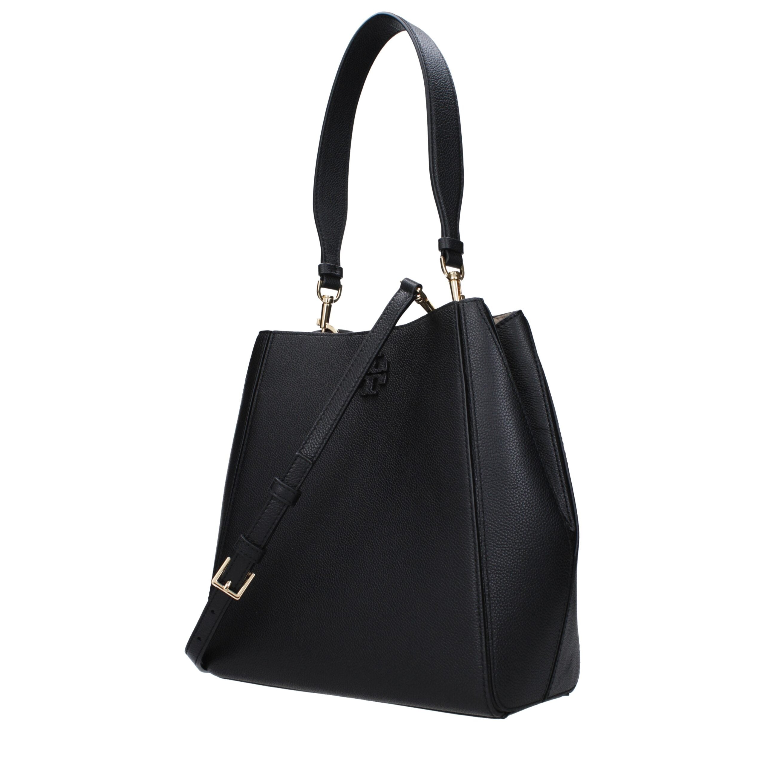 Black Leather Shoulder Bag