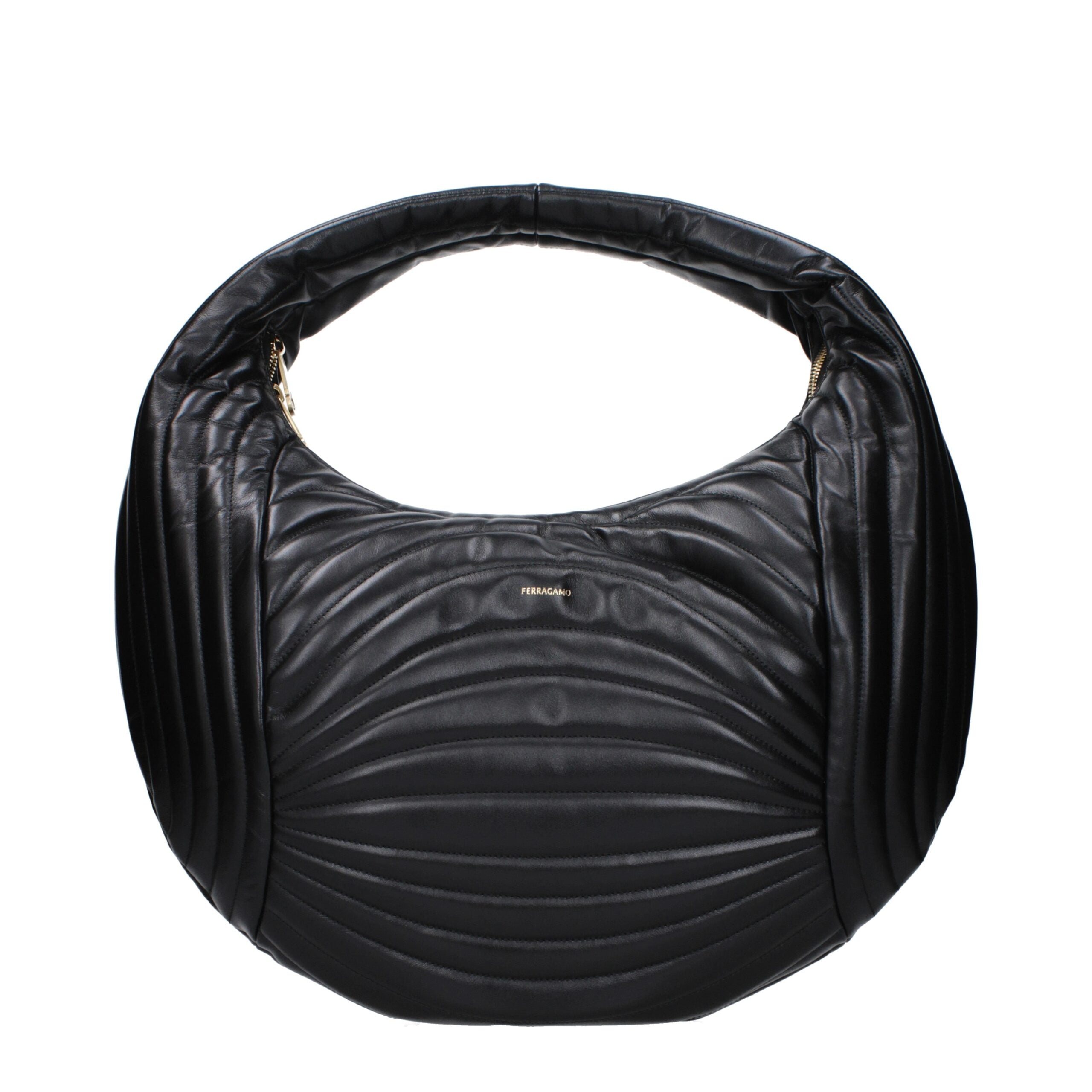 Black Leather Handbag