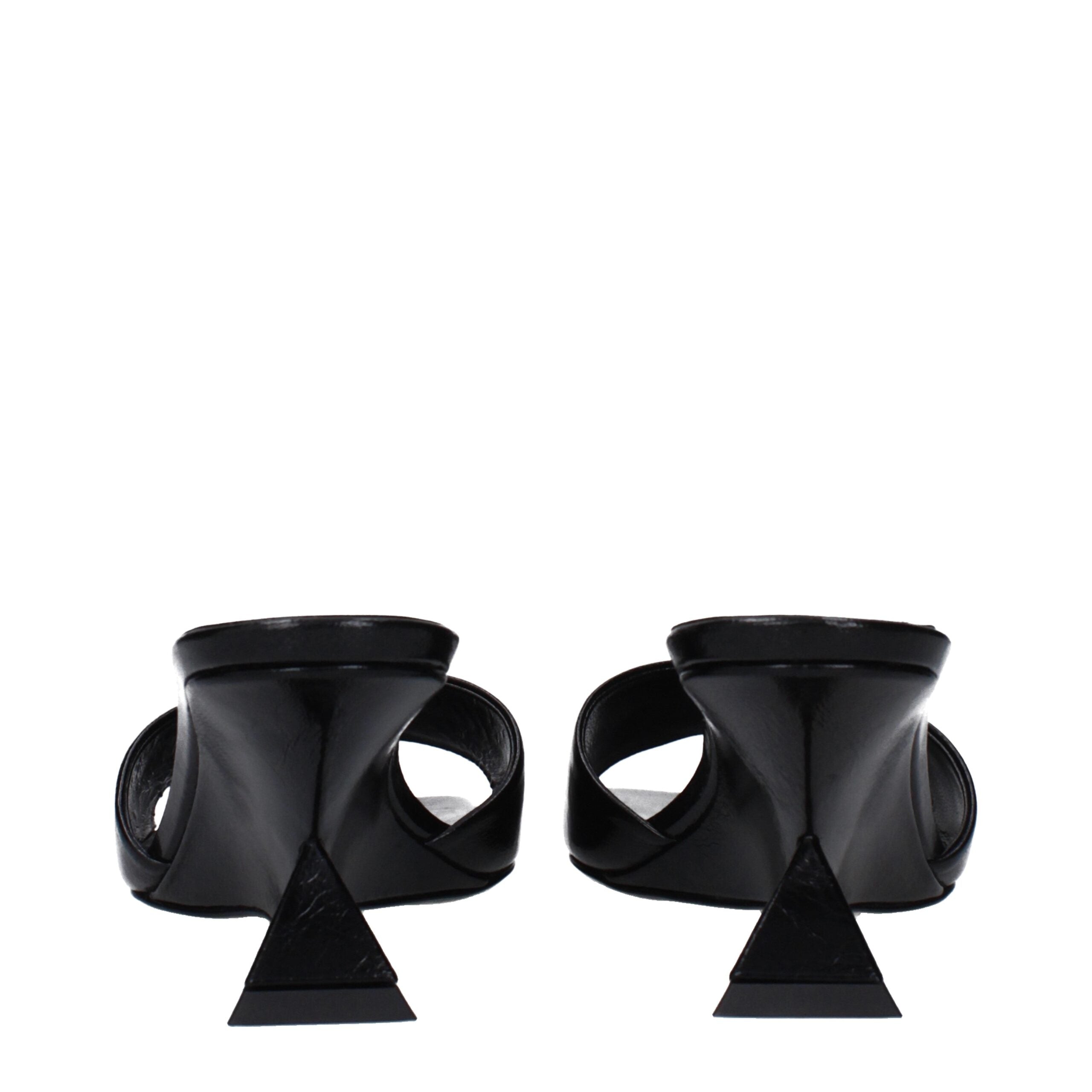 Black Leather Sandals