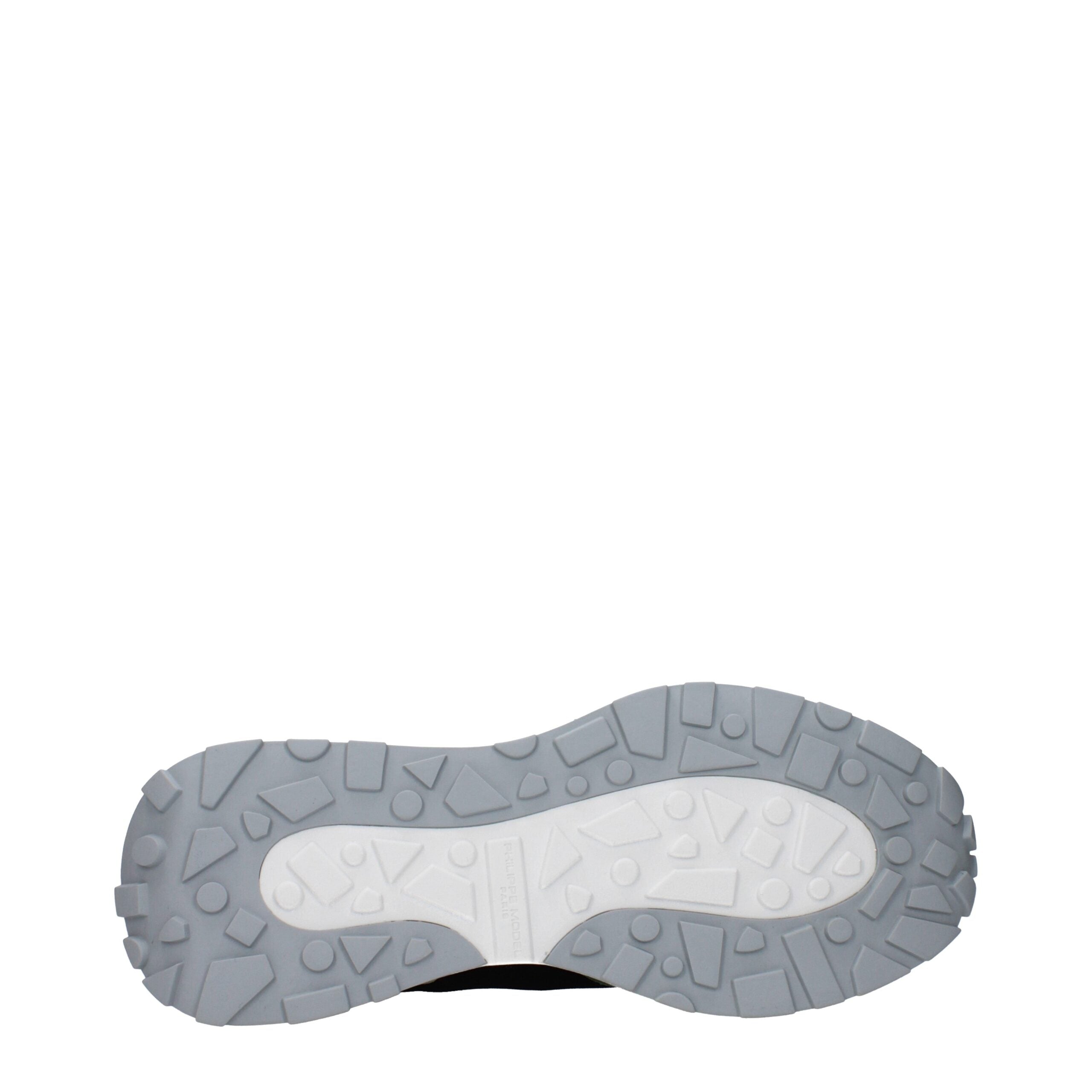 Black Fabric Athletic Sneakers