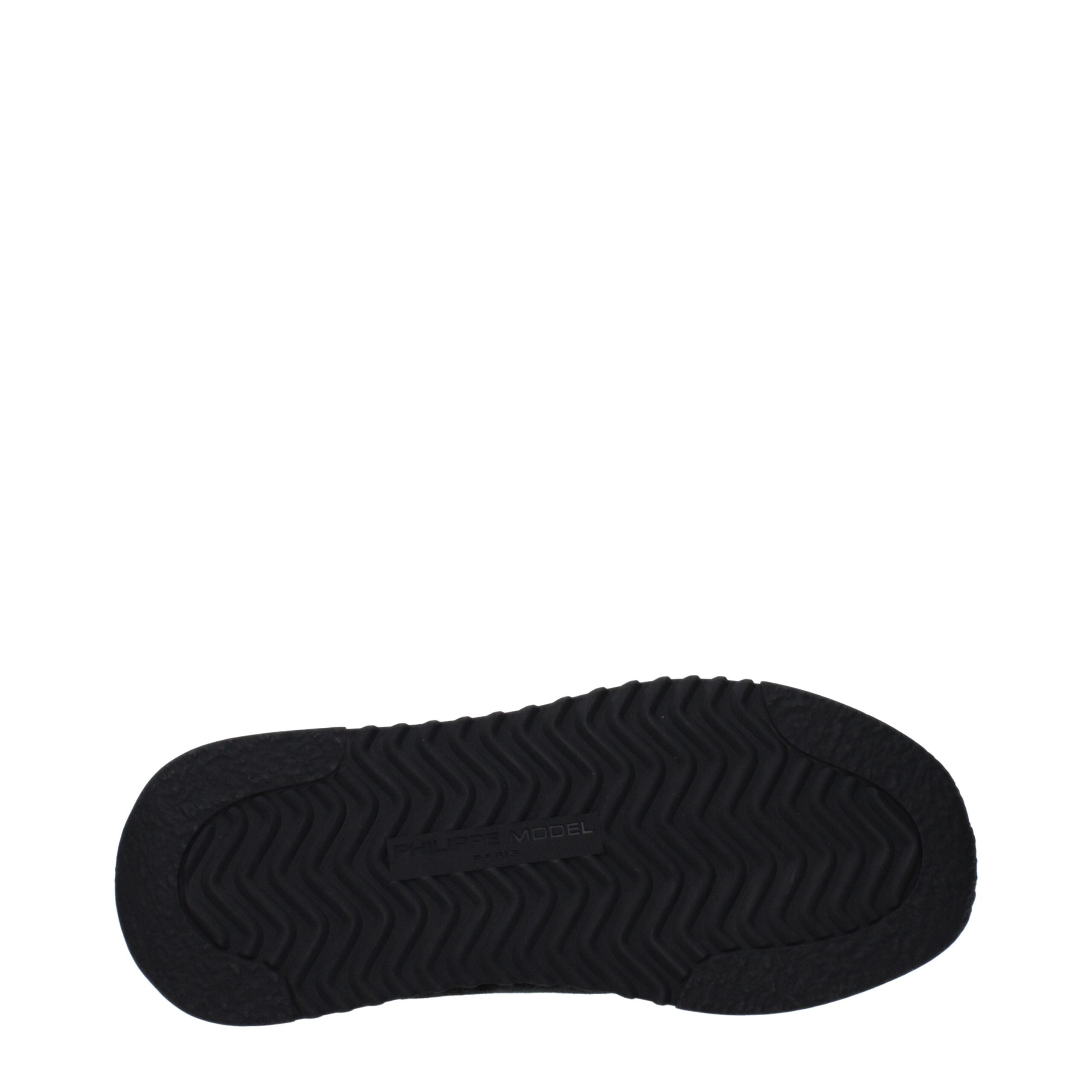 Blue Leather Athletic Sneakers