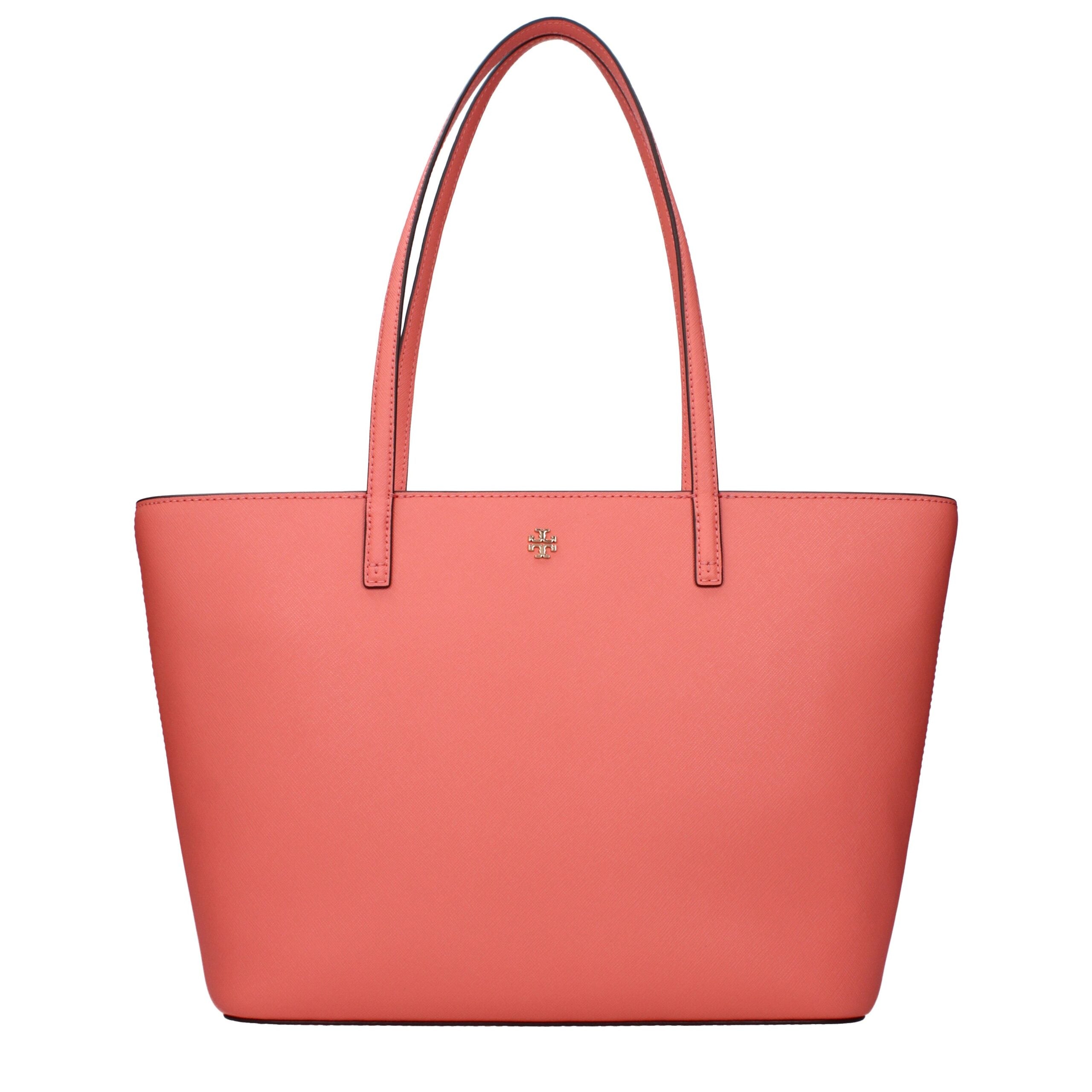 Pink Leather Shoulder Bag