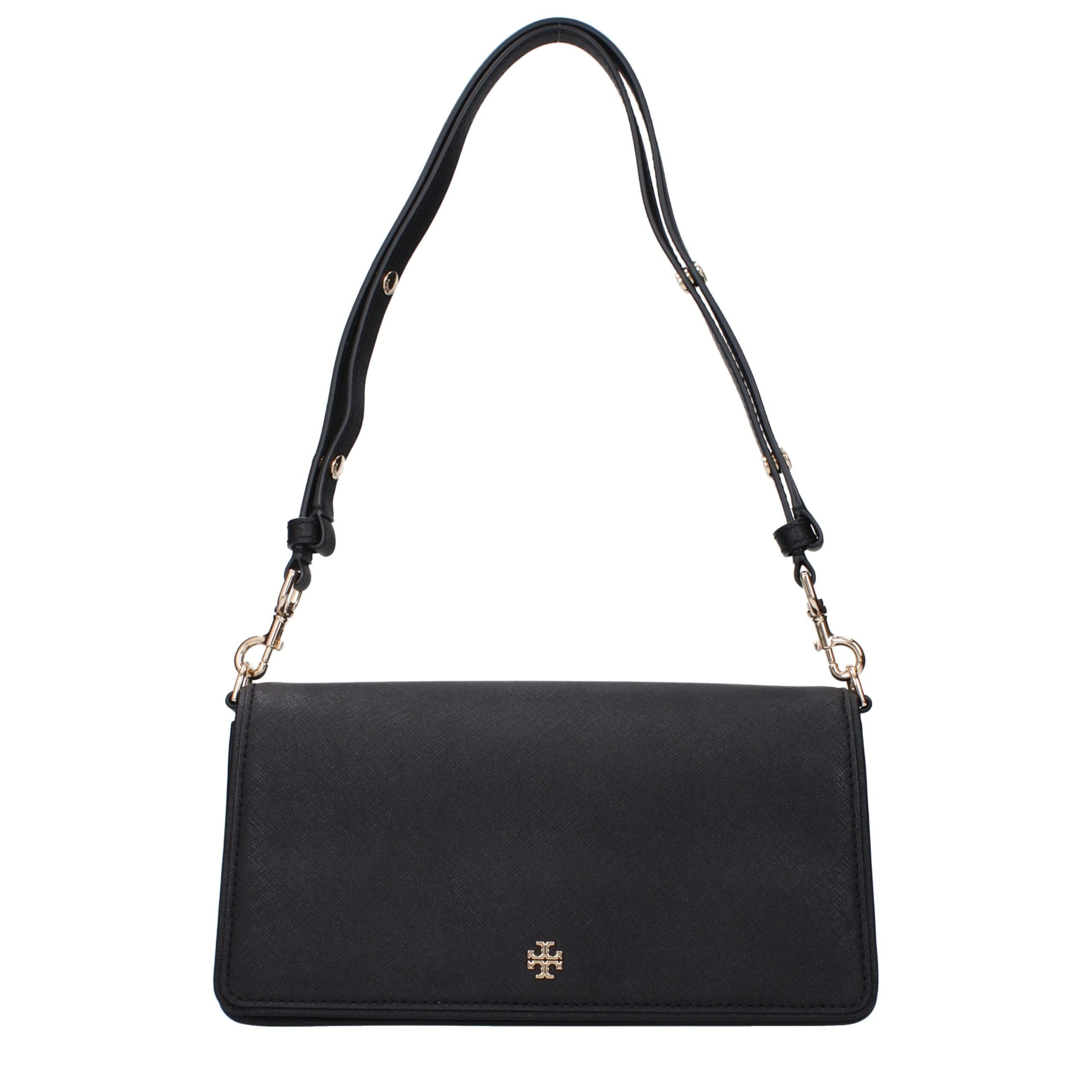 Black Leather Shoulder Bag