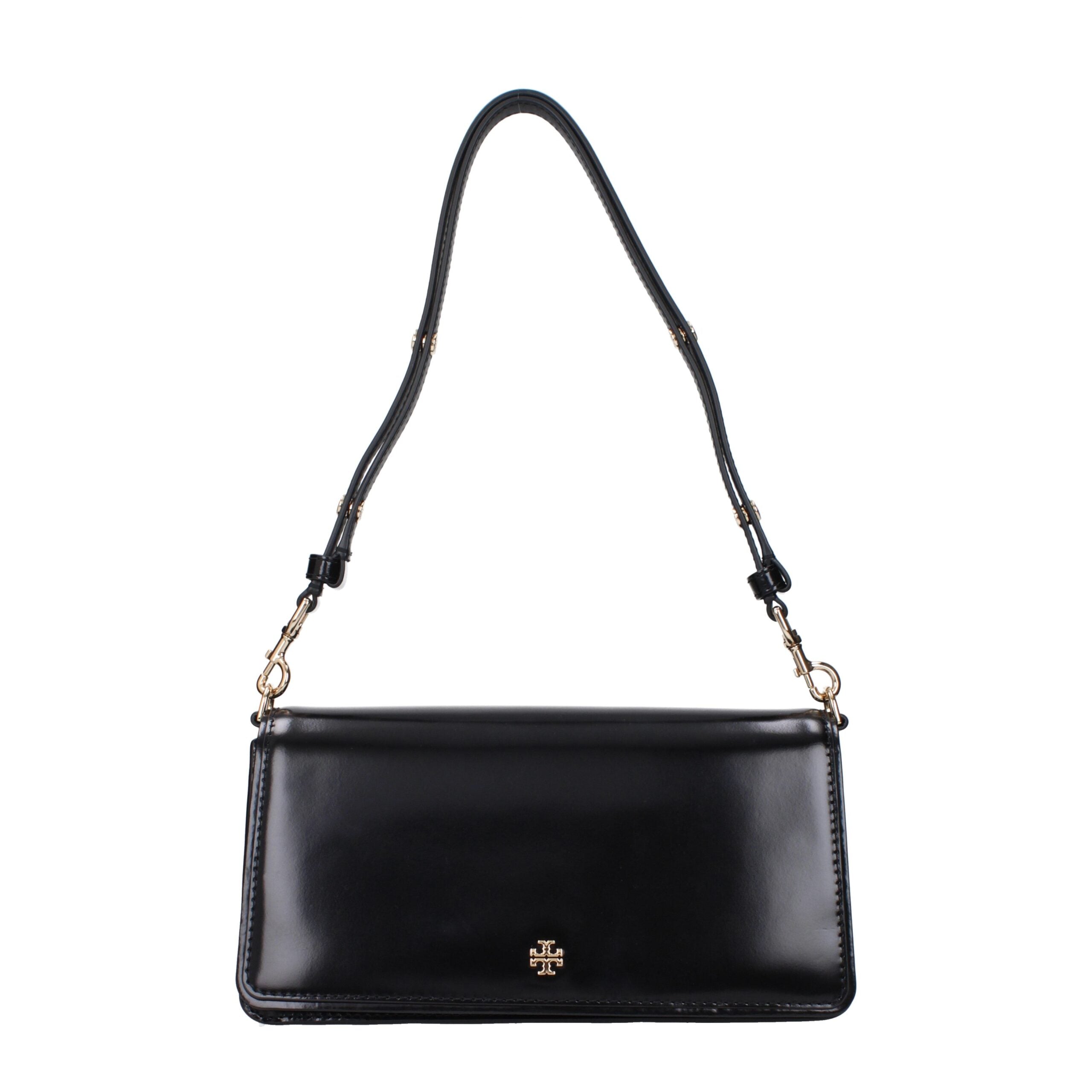 Black Leather Shoulder Bag