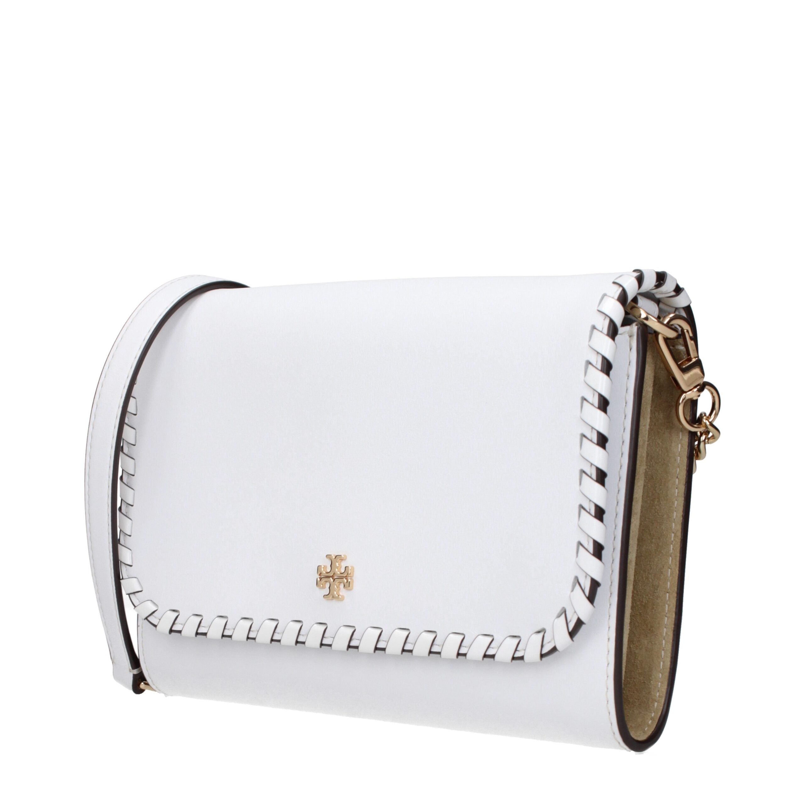 White Leather Clutch Bag