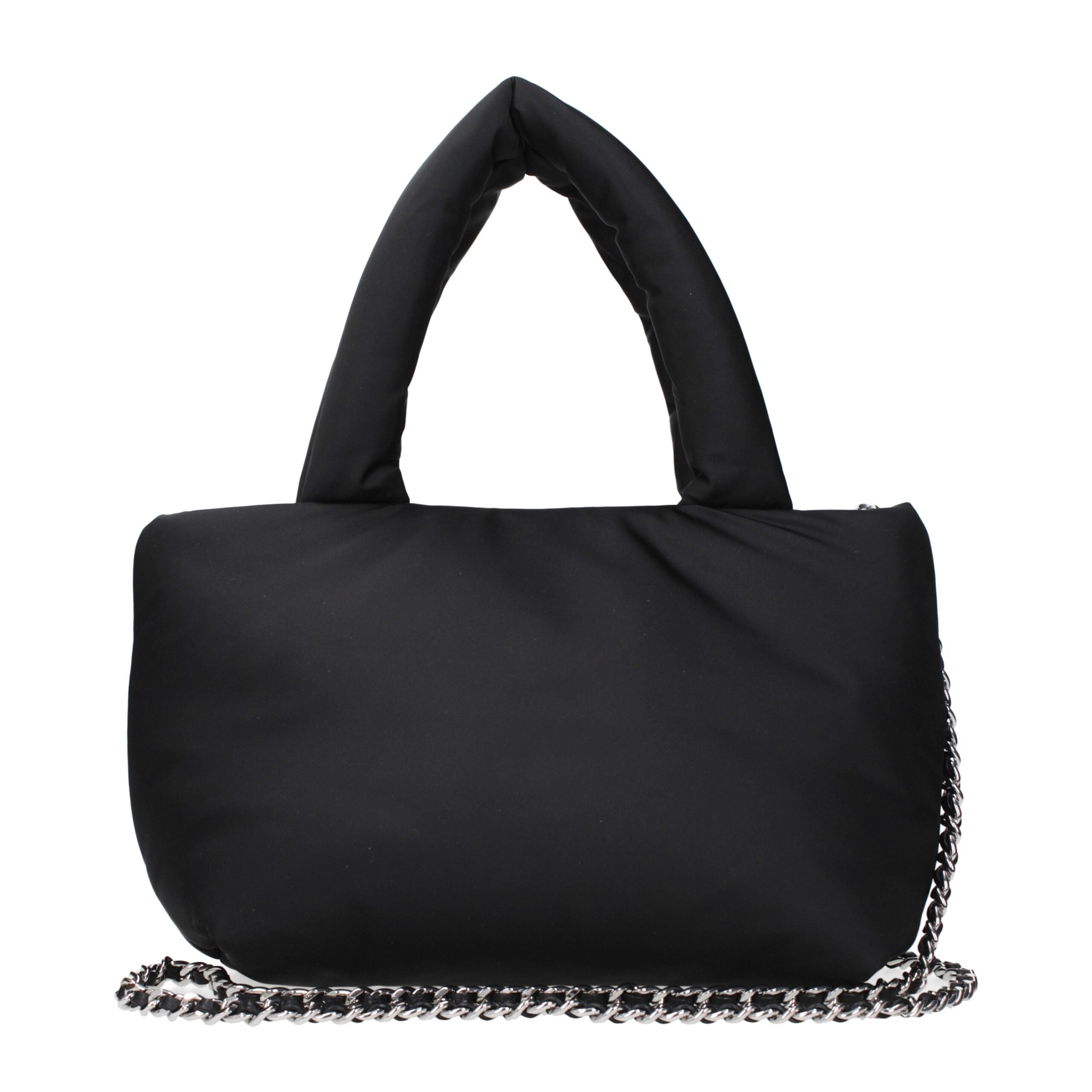 Black Fabric Handbag