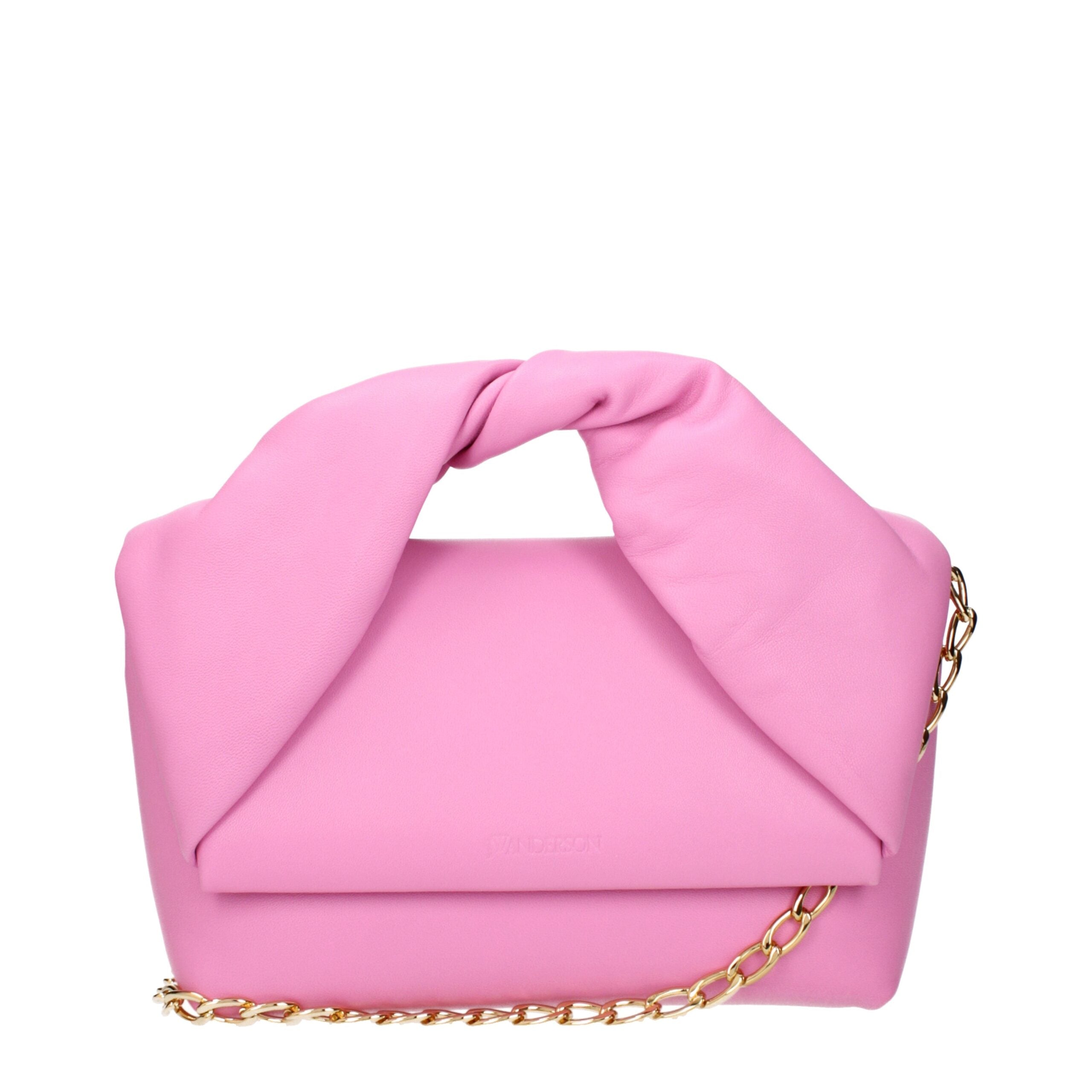 Pink Leather Handbag