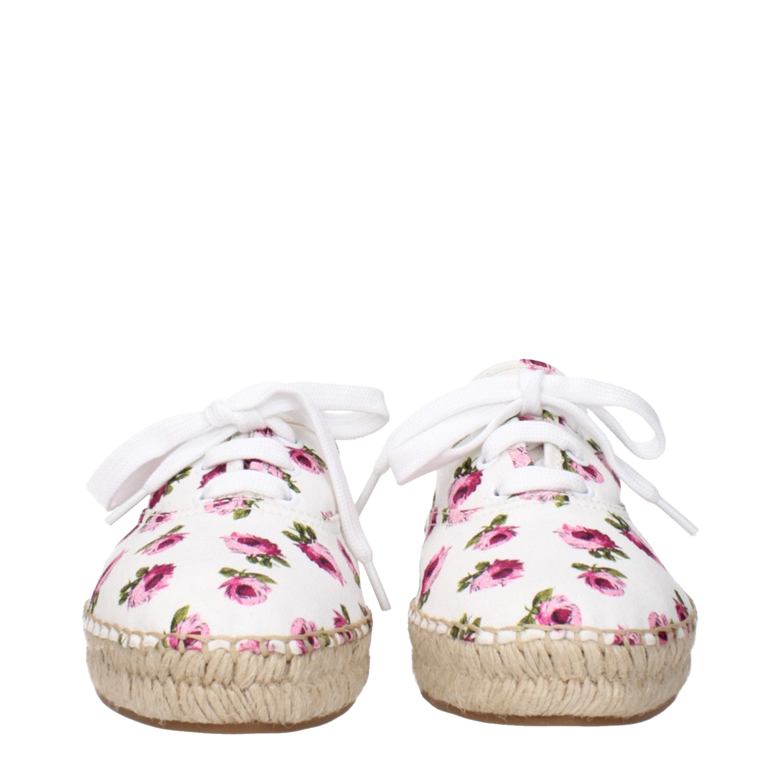 Blue Fabric Espadrilles